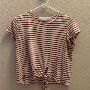 Nectar Clothing | Rust Striped Top